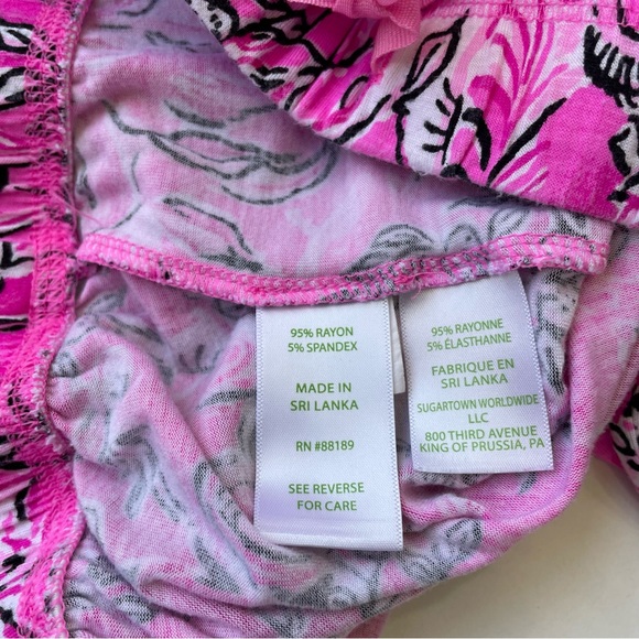 ❤️ LILLY PULITZER 30” PJ Pant Size L K25 - Picture 4 of 7